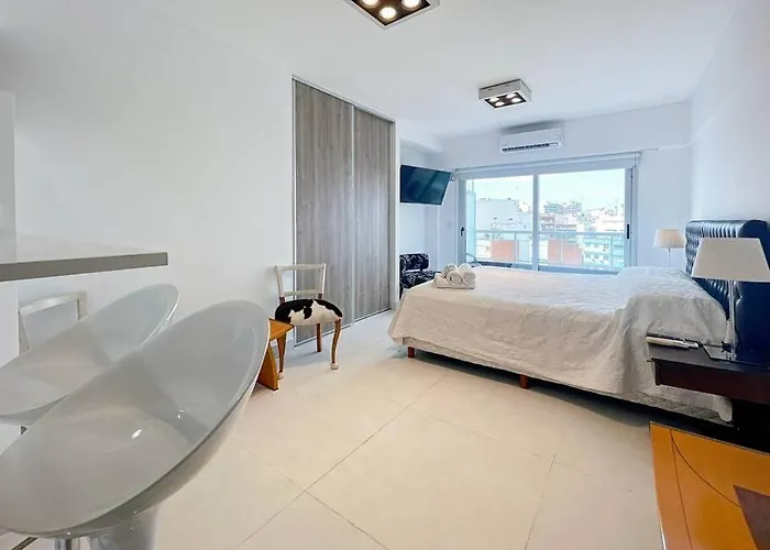 Estudio Moderno Con Balcon- 9E